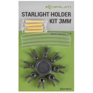 Sada Chemických Svetielok a Adaptérov Korum Starlight Holder Kit 3mm